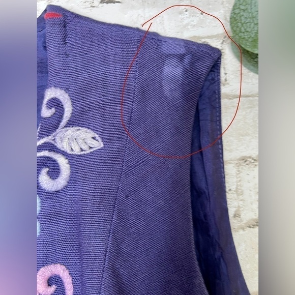 Wow🤩 Pamela Martin x La Vogue We Give a Hoot Vintage Embroidered Shift Dress 12 - Picture 7 of 12